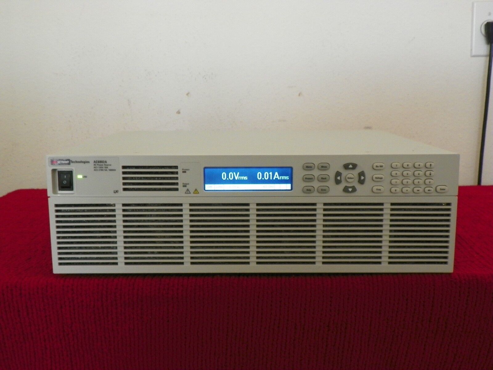 AC6802A AC Power, 1000VA, to 270V,10A/5A 45-500Hz AC6802A AC Power, 1000VA, to 270V,10A/5A 45-500Hz